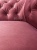 Sofa pikowana chesterfield glamour różowa kryształ w tkaninie PREMIUM+ VENUS VELVET