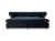 sofa 3-osobowa z funkcją spania chesterfield czarny velvet