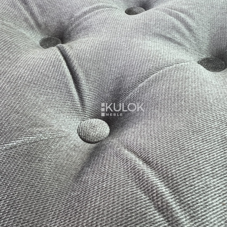 Podnóżek Ludwikowski z Guzikami Materiałowymi