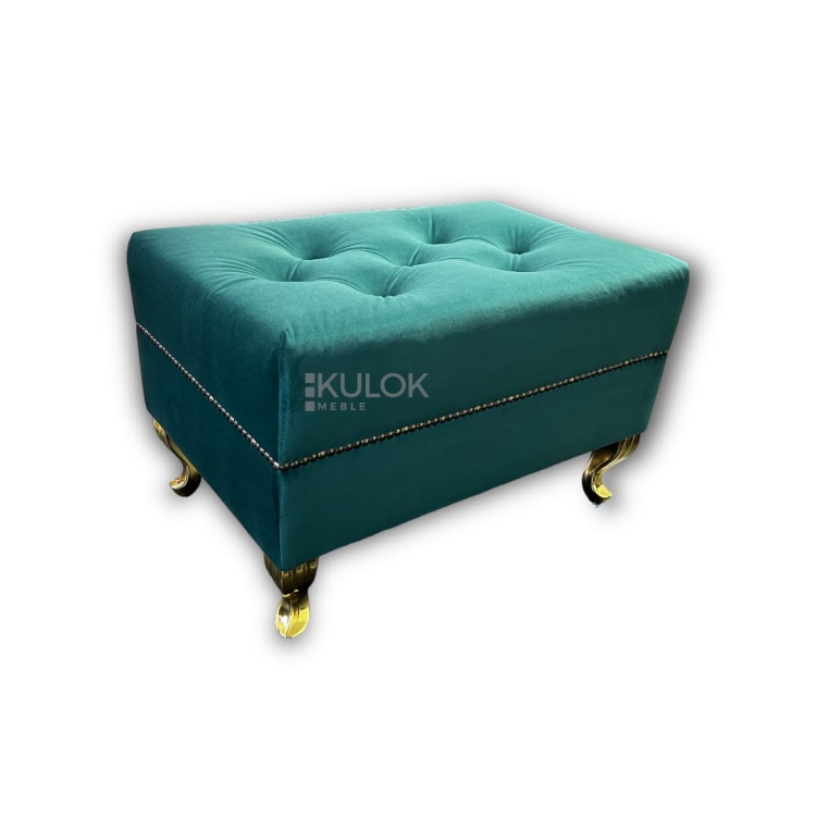 Złote nóżki Ludwik do pufy glamour