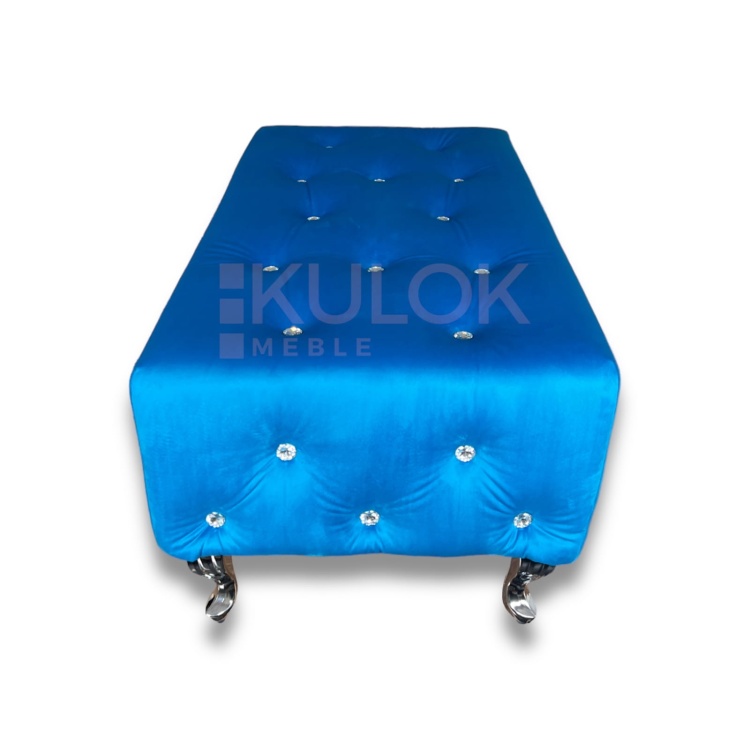 Elegancka Pufa z Kryształkami Swarovski