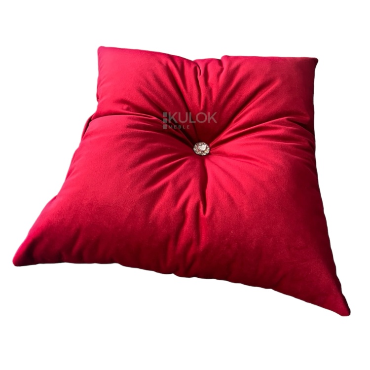 Poduszka Chesterfield z Kryształkami