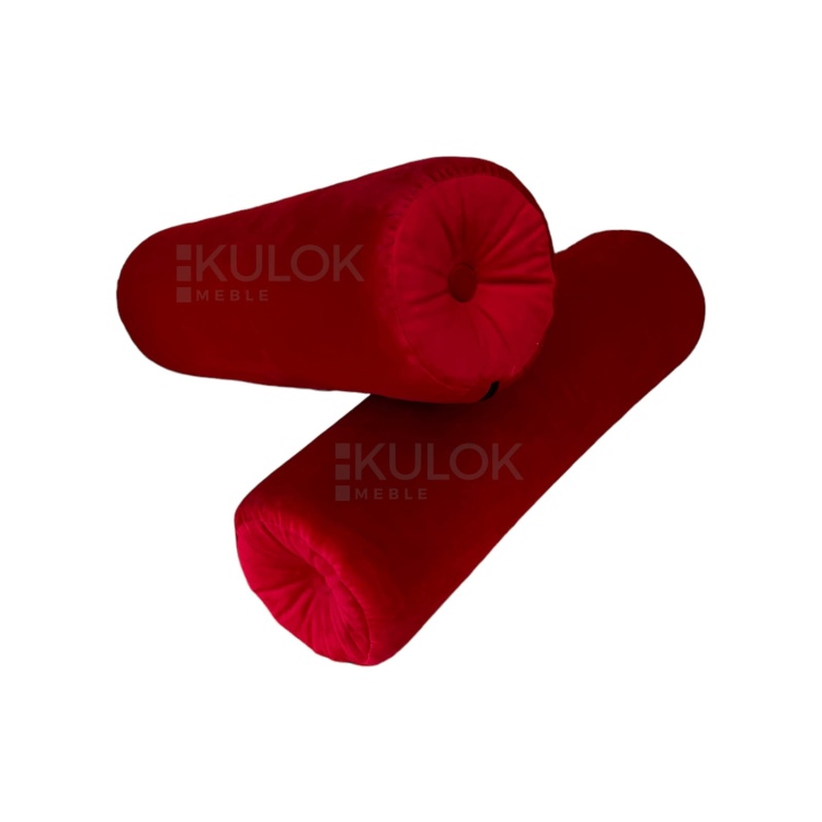 Poduszka wałek ozdobny czerwony