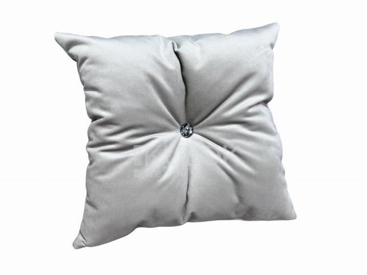 Poduszka ozdobna glamour z kryształkiem