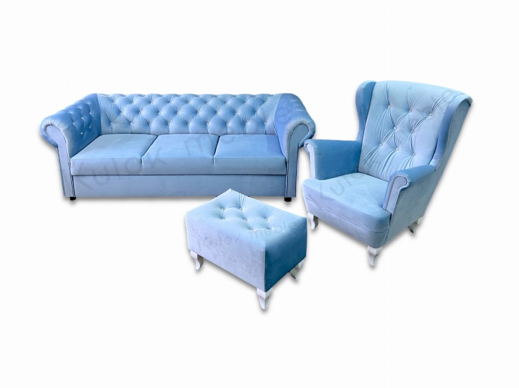 Zestaw Chesterfield Glamour Meble Na Zamówienie