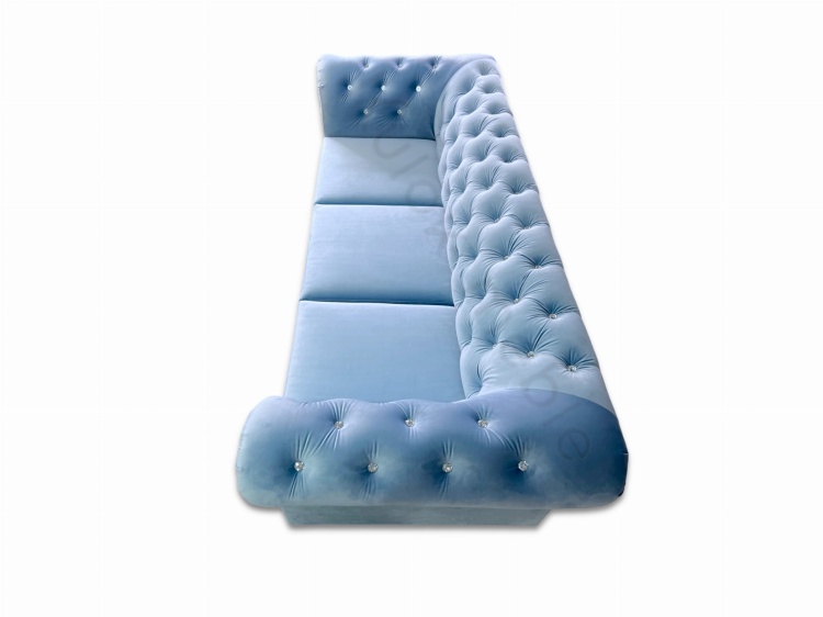 Meble Glamour Chesterfield Sprężyny Faliste