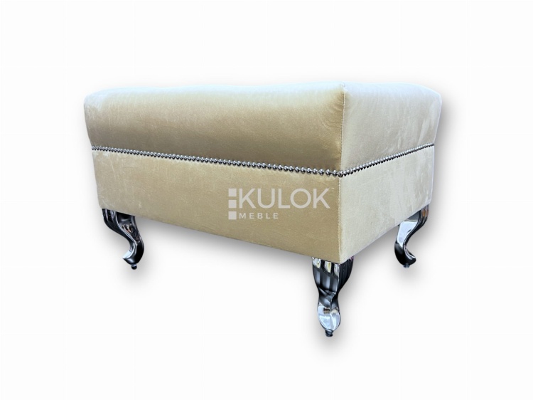 Podnóżek Chesterfield z Kryształkami