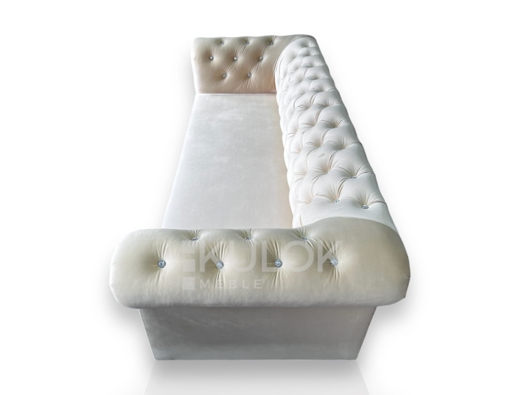 Welurowa Sofa Chesterfield