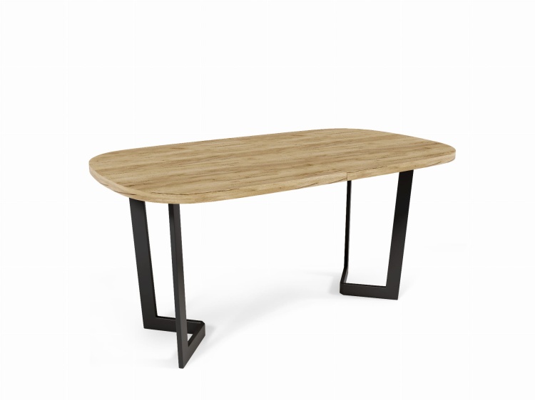 Czarne Nogi Trójkątne - Stół Do Jadalni Panama 140 cm