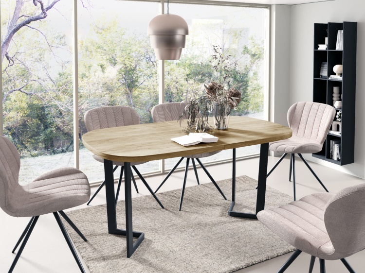 Stół Do Jadalni - Szeroki 140cm, Dąb Sonoma, Polska Produkcja