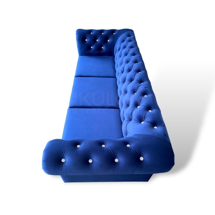 Chesterfield granat TOKIO - Sofę dostosuj na wymiar.