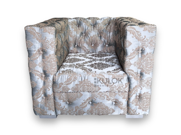 Fotel pikowany Manchester Rocco 636