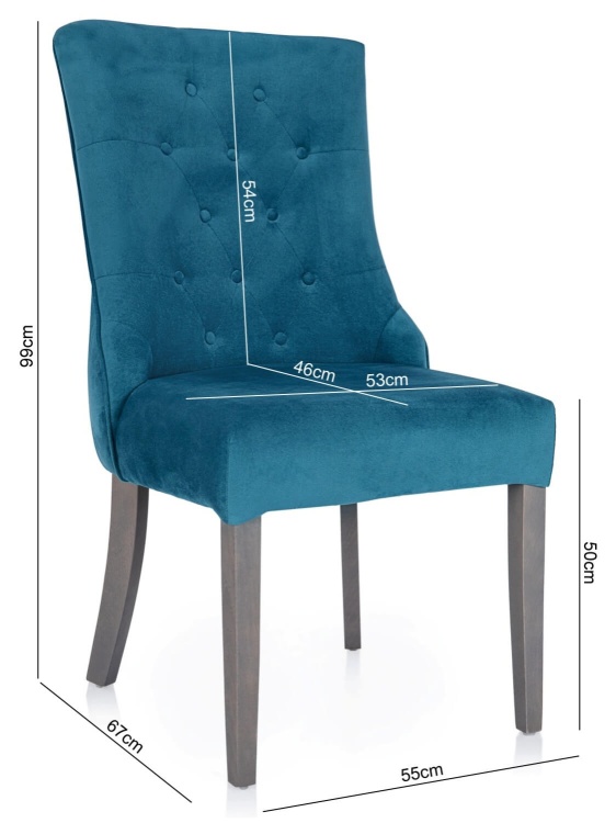 Ekskluzywne krzesło tapicerowane w stylu glamour