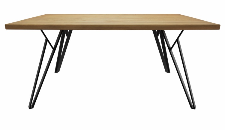 Nowoczesny stół dębowy Garda w stylu loftowym