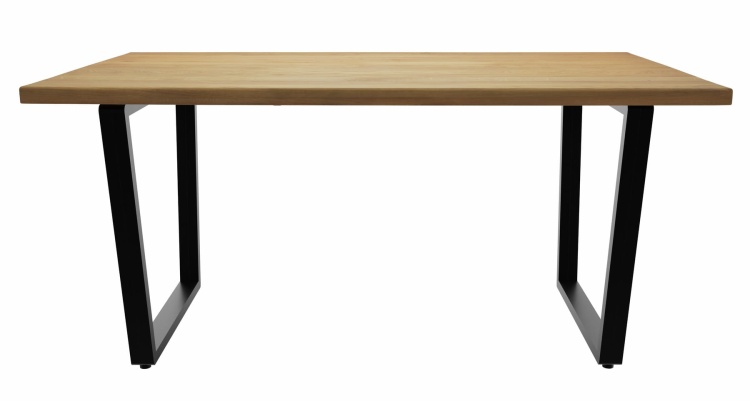 Blat z litego drewna dębowego stołu Lugano