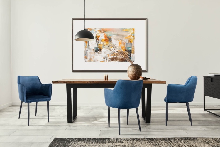 krzesło obrotowe Tyche w nowoczesnym wnętrzu