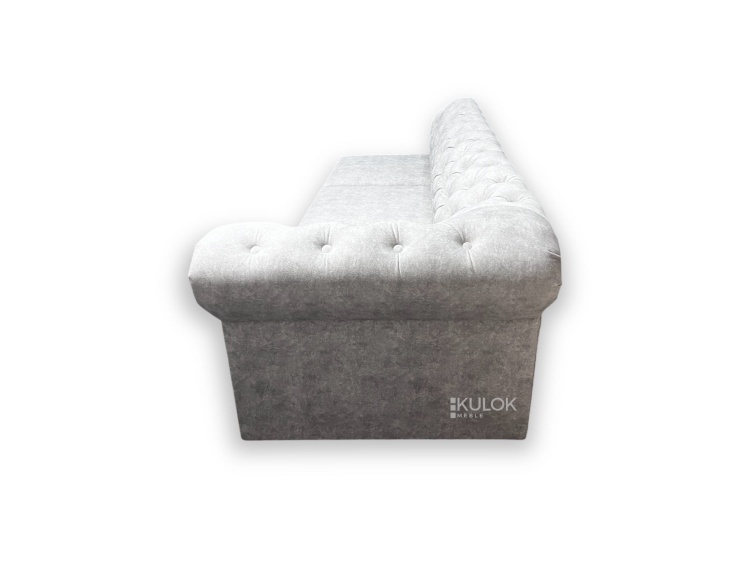 Szezlong glamour z ćwiekami na bokach