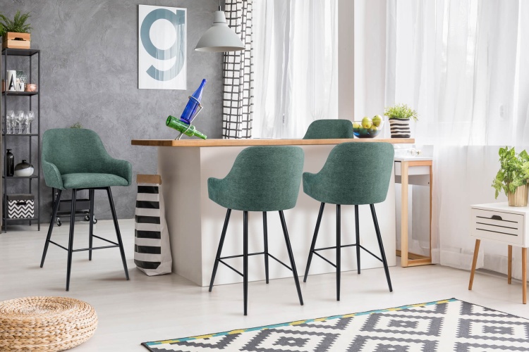 Personalizowany hoker w kolorze boho zieleni