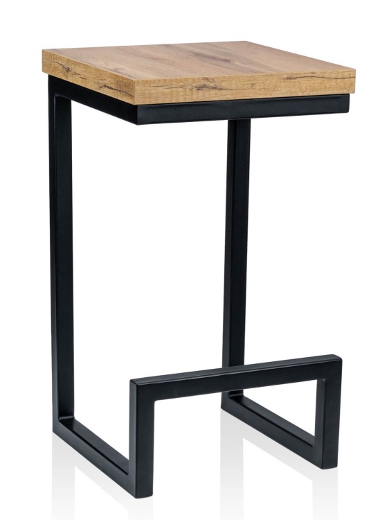 Drewniany hoker do kuchni, jadalni lub baru – model Cezar bukowy