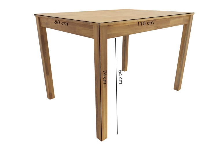 Polski stół z litego drewna dębowego