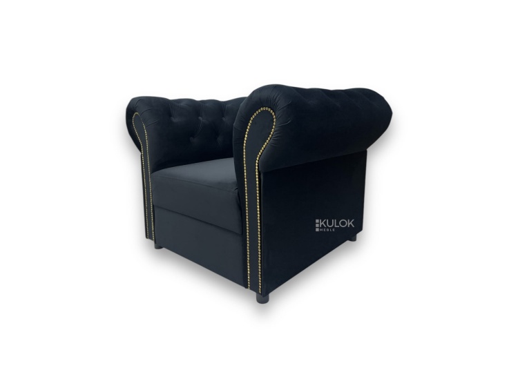 Luksusowy fotel do salonu – Magic Velvet w stylu klasycznym