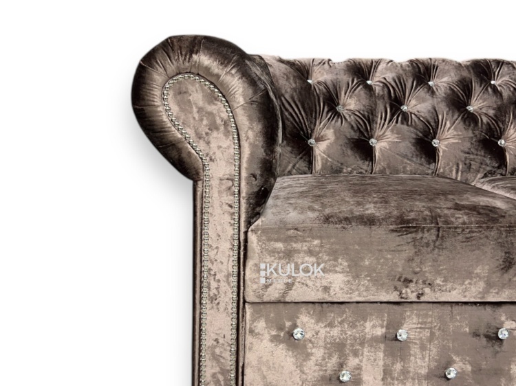 Luksusowa sofa z funkcją spania – Glamour Max od Kulok Meble