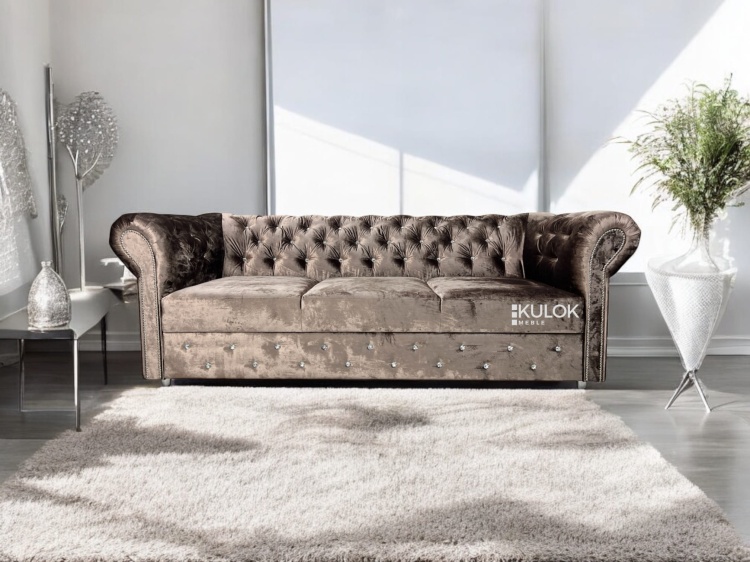 Chesterfield Sofa Glamour Max – Ekskluzywne meble do salonu | Kulok Meble