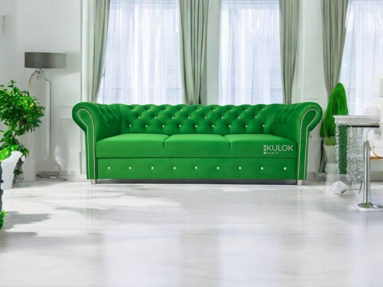 Rozkładana sofa glamour 225 cm – elegancki i funkcjonalny mebel