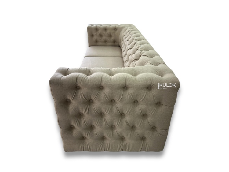 kanapa 3 osobowa styl chesterfield bez funkcji spania