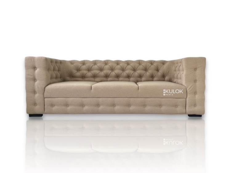sofa manchester 3 osobowa kremowa tkanina bristol 2455 bez funkcji spania kulok meble