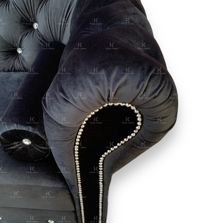 Listwy Ozdobne Srebrne Chrom - Subtelna Elegancja Sofy Glamour