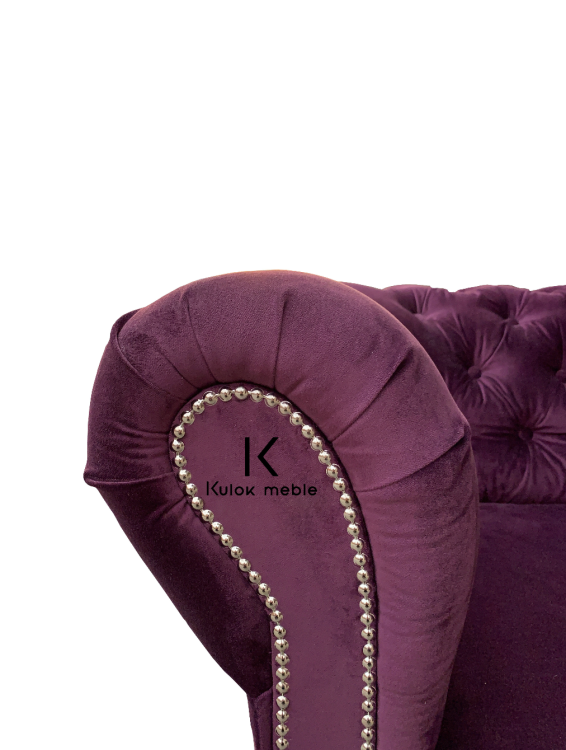 Elegancki Fotel Pikowany Kronos 03 - Chesterfield w Różnych Kolorach, Wyjątkowy Styl