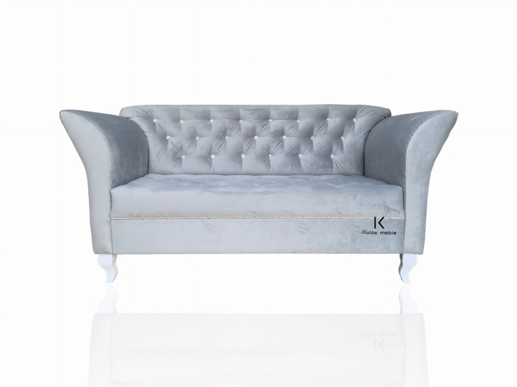 Stylowa 2-osobowa Sofa Skandynawska pikowana - Prestige 2770, Ręcznie Pikowana, Nowoczesny Wygląd Skandynawskiego Salonu
