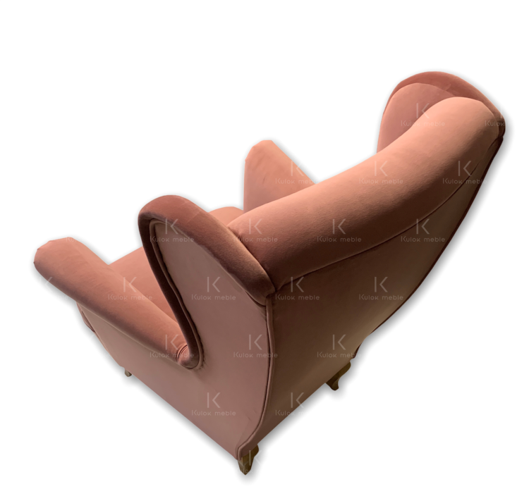 Pudrowy Róż z Nutą Brudu - Pikowana elegancja z efektem kryształków.