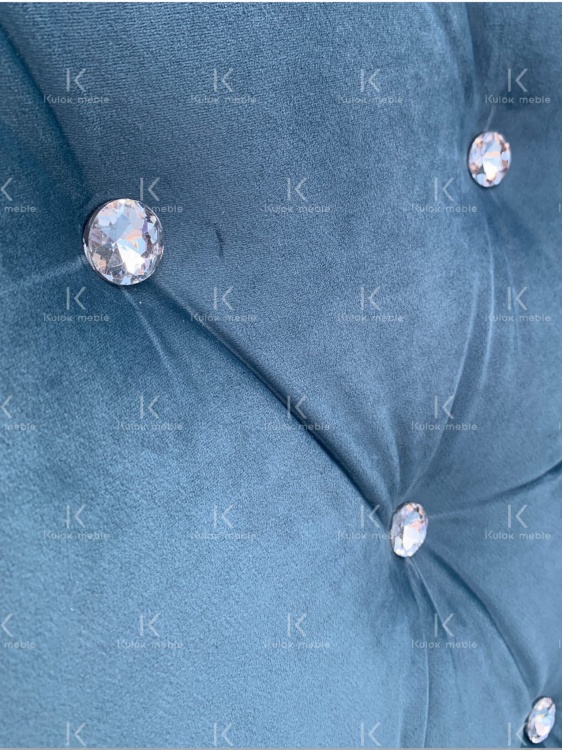 Nowoczesny Design - Fotel z Kryształami Diamentowymi