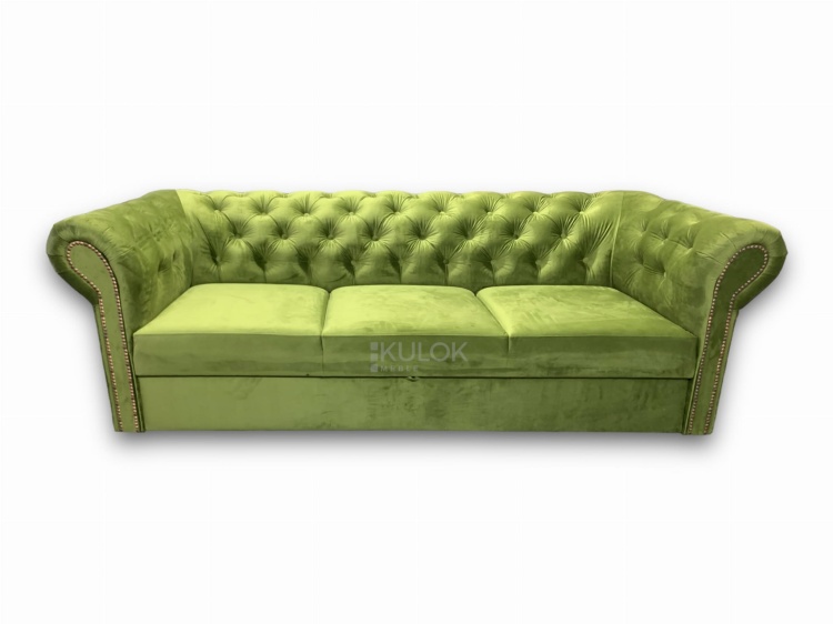 Klasyczne Pikowanie - Sofa Monaco 3 Osobowa