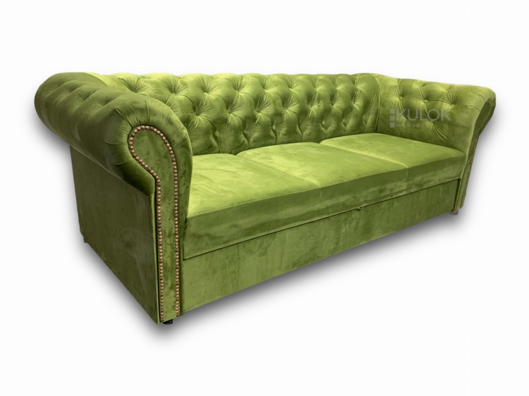 Welur Velluto 9 - Elegancka Sofa Chesterfield