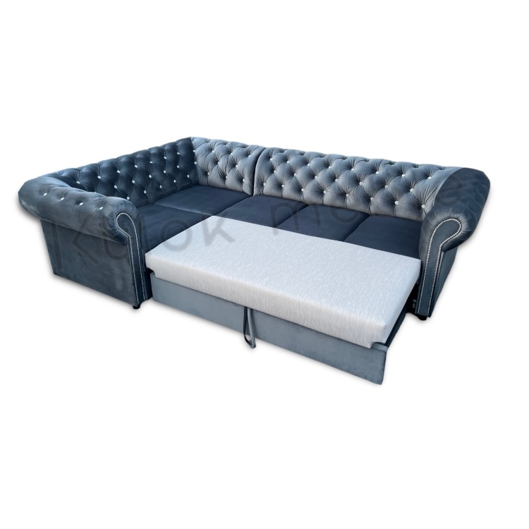 Duża Powierzchnia Spania - Narożnik z wygodną funkcja spania DL