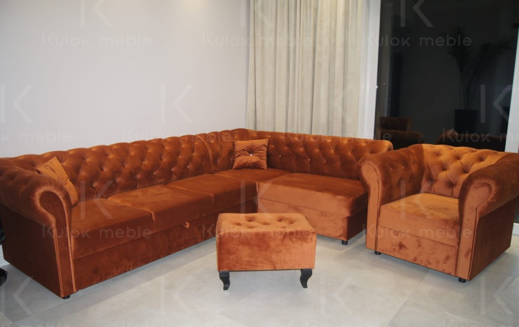 Zestaw mebli Chesterfield