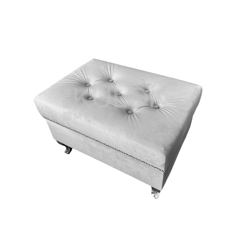 Chesterfield Puf z metalicznym Magic Velvet