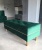 Boho Zielona Pufa Chesterfield
