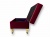 Podnóżek ze schowkiem Elegance z Złotymi Elementami w Magic Velvet 2267