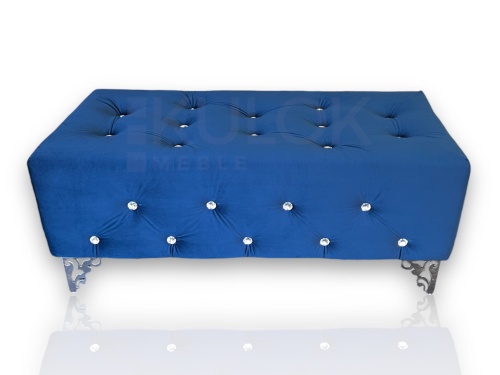 Chesterfield Royal Navy Granatowy - Premium Velvet