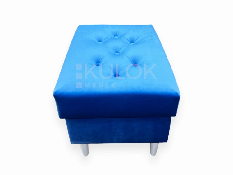 Chesterfield z guzikami materiałowymi