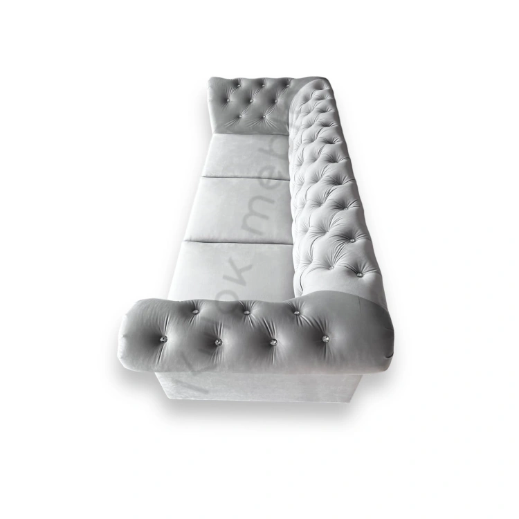 Trzyosobowa sofa z pikowaniami – Glamour Warsaw Collection