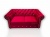 Elegancka Dwuosobowa Sofa Chesterfield