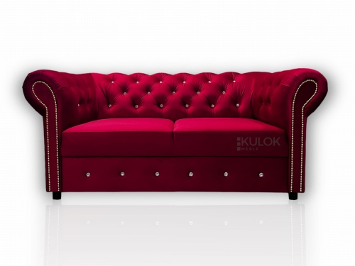 Chesterfield Sofa 2 Glamour Magic Velvet 2267