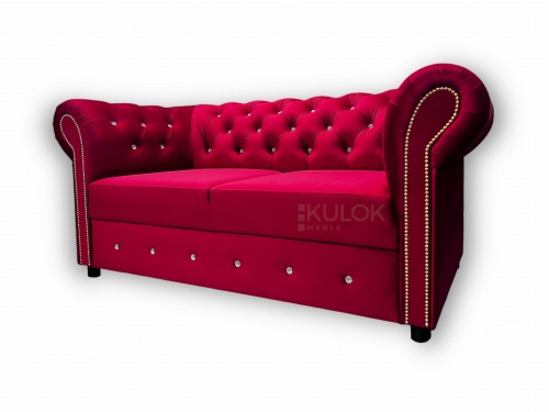 Luksusowa Sofa z Kryształkami Swarovski