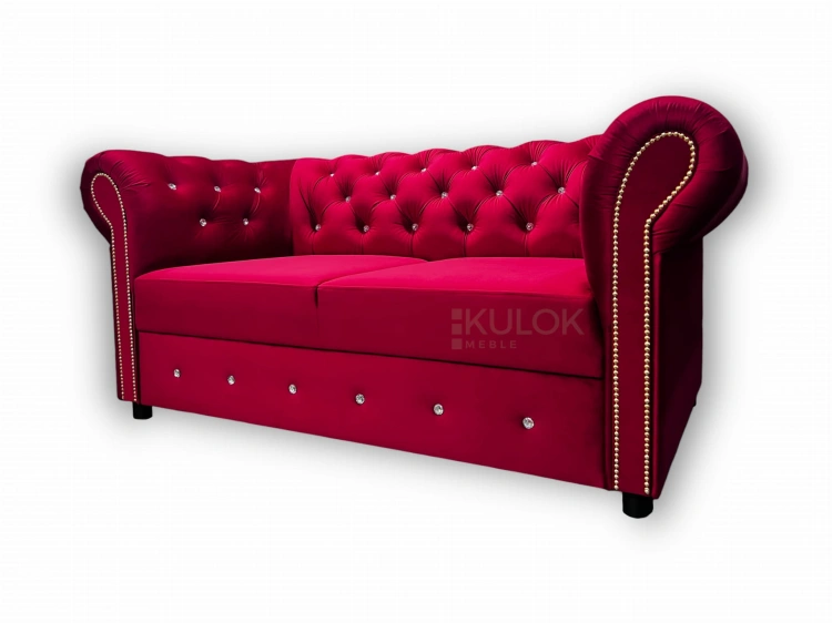 Luksusowa Sofa z Kryształkami Swarovski