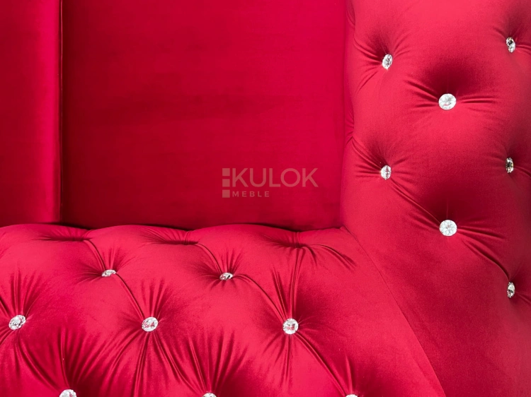 Kryształki ozdobne sofa